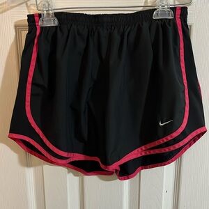 Black and Pink Nike dri-fit shorts - size Large.